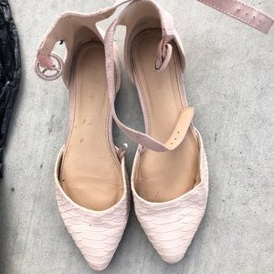 SOLD! Express Blush Flats Size 6